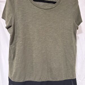 Express Olive Short Sleeve Women's Tee